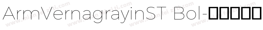 ArmVernagrayinST Bol字体转换